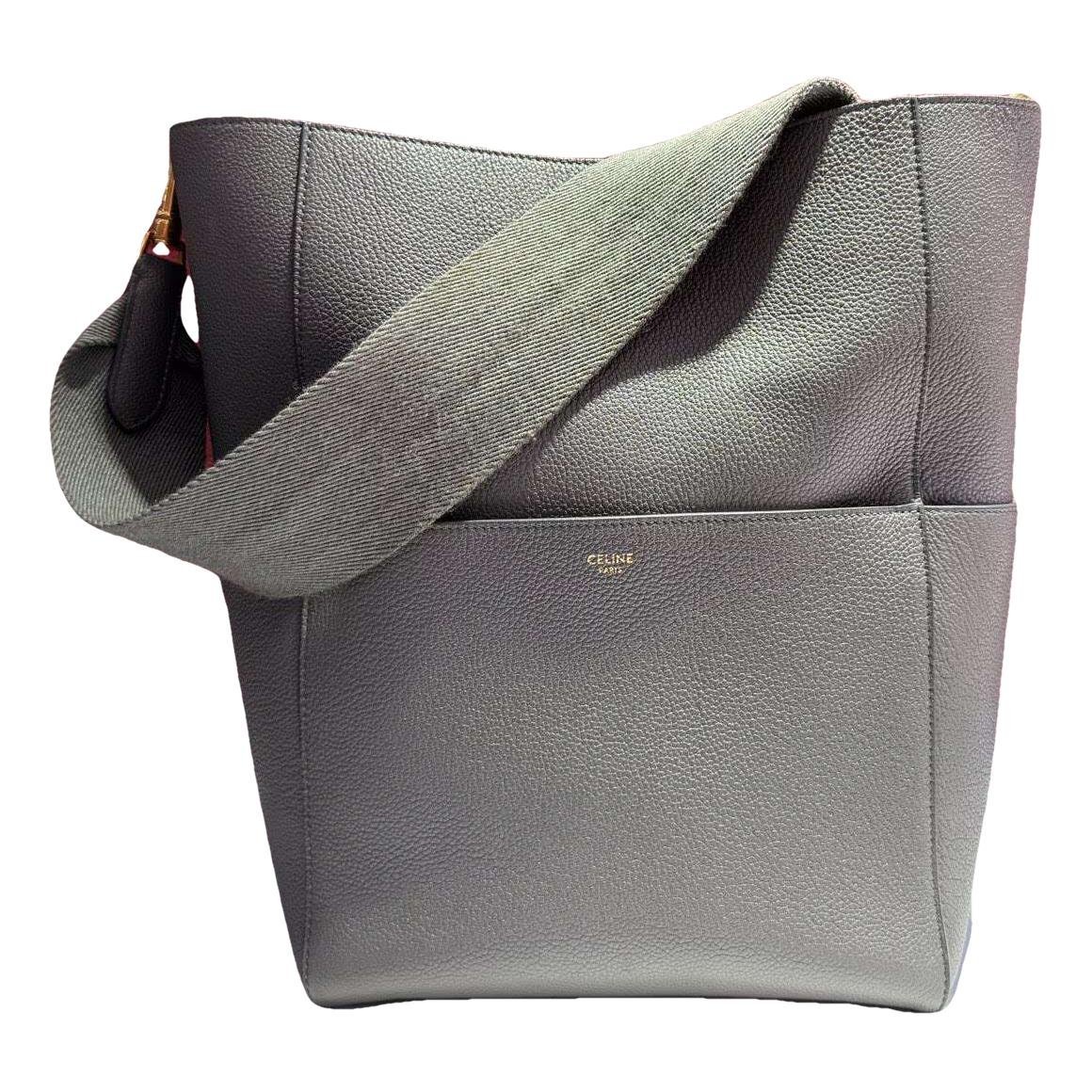 Seau Sangle leather handbag