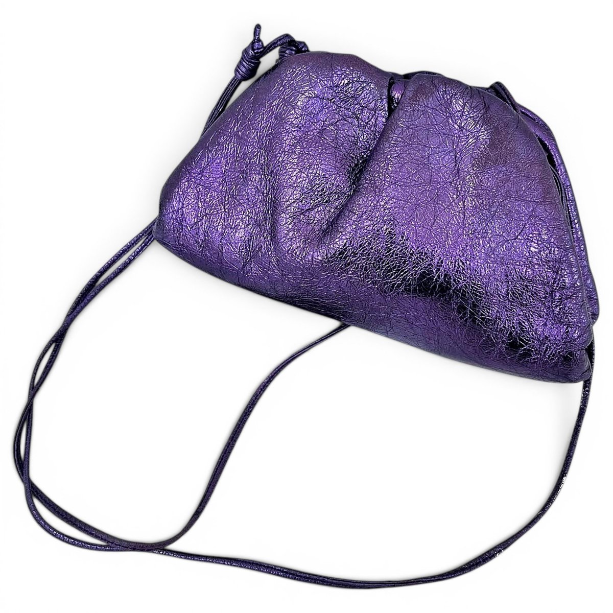 Pouch leather mini bag