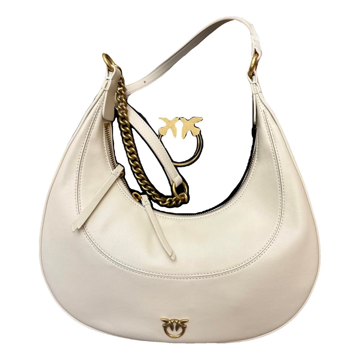 Leather clutch bag