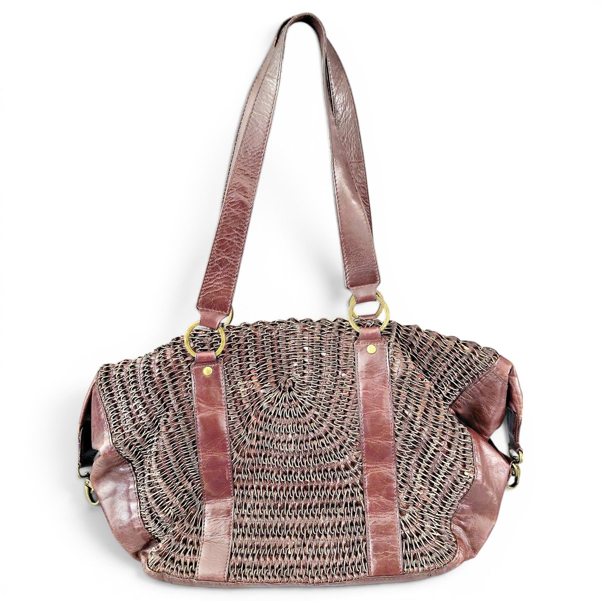 Leather handbag