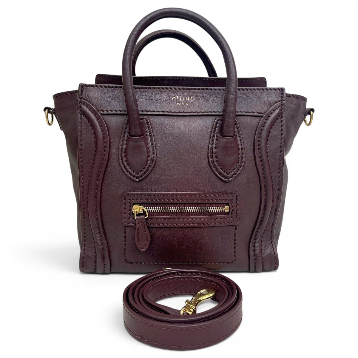 Luggage leather handbag