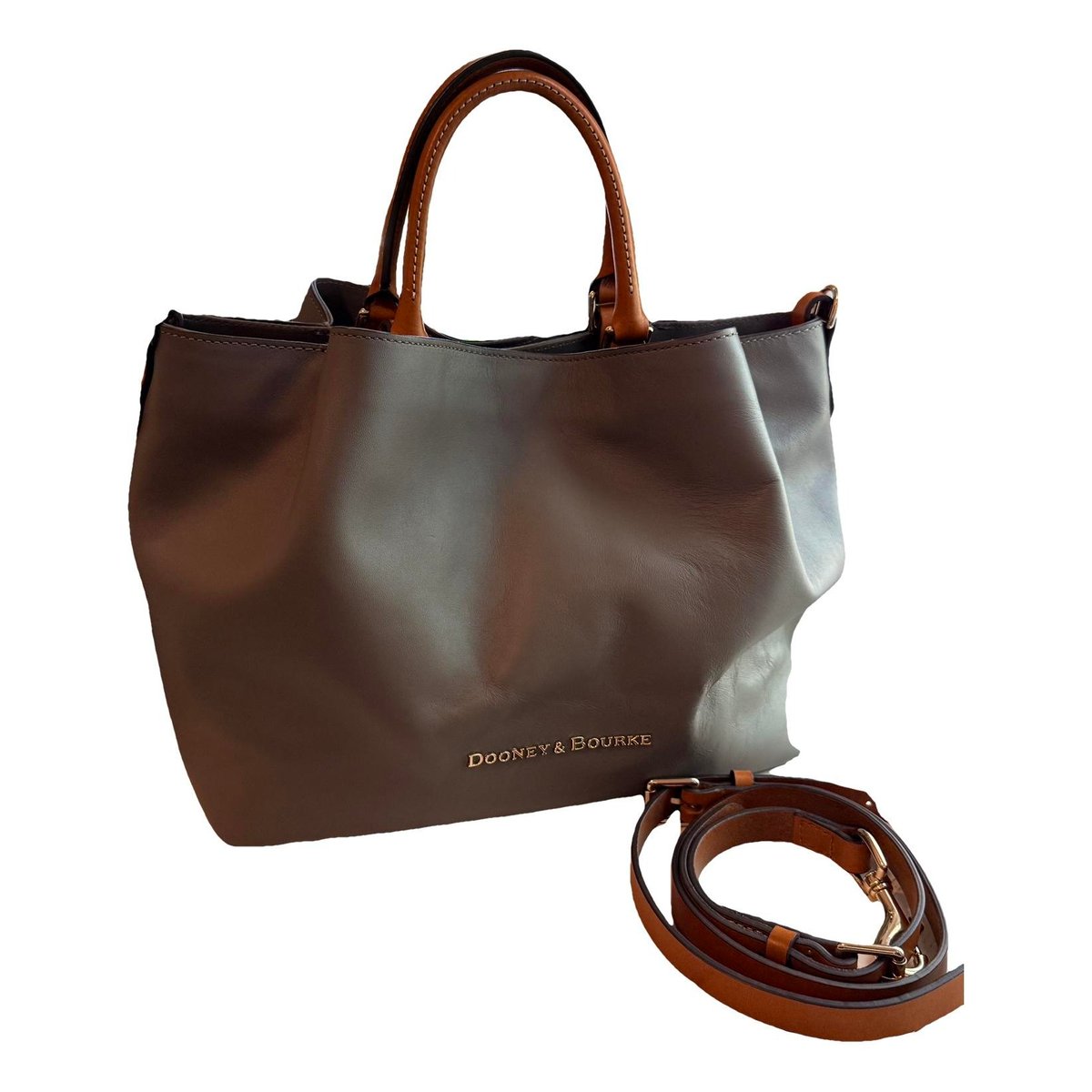 Leather satchel