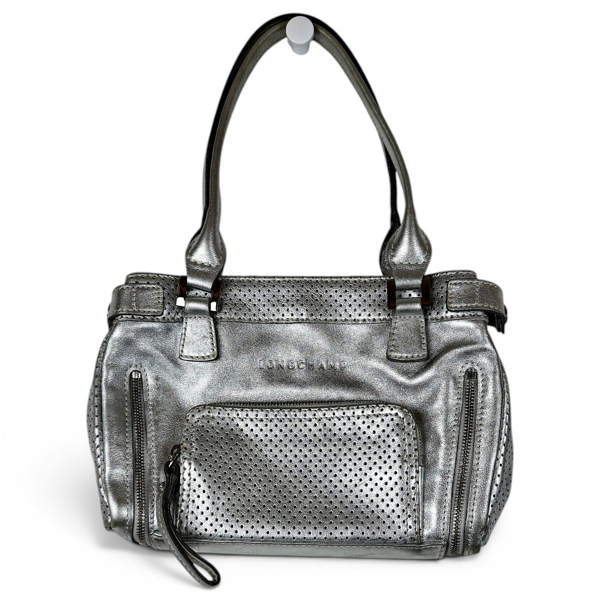 3D leather handbag