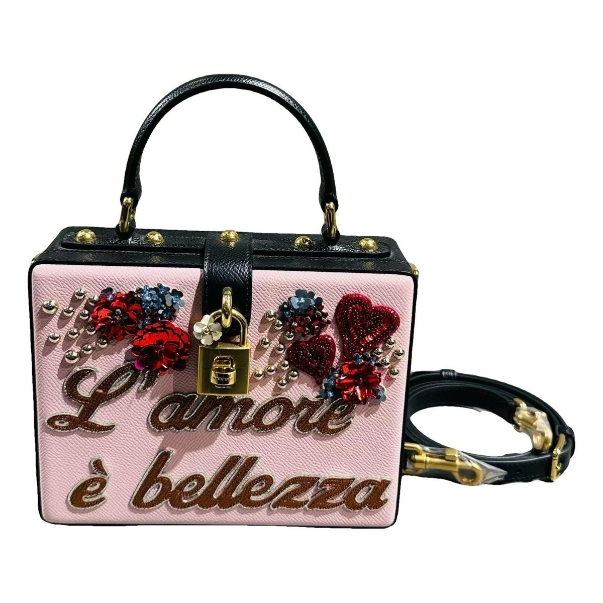 Dolce Box leather handbag