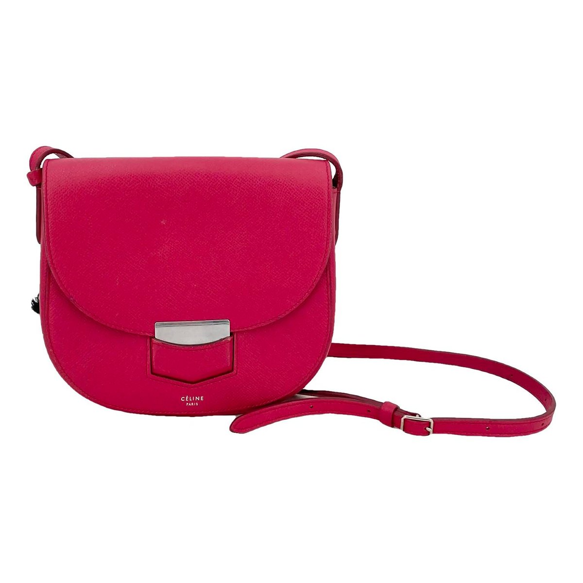 Trotteur leather crossbody bag