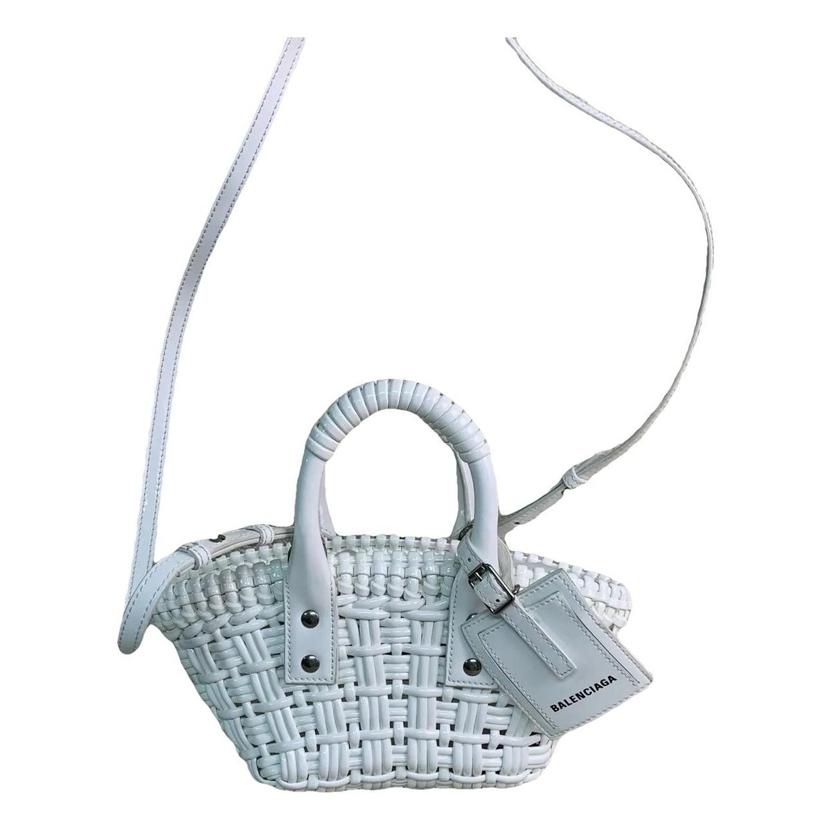 Bistro Panier patent leather tote