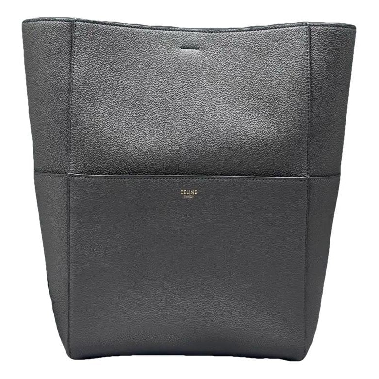 Seau Sangle leather tote