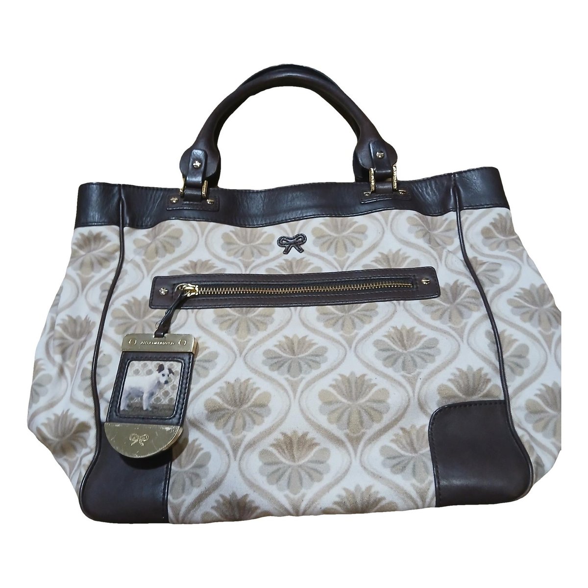 Leather tote