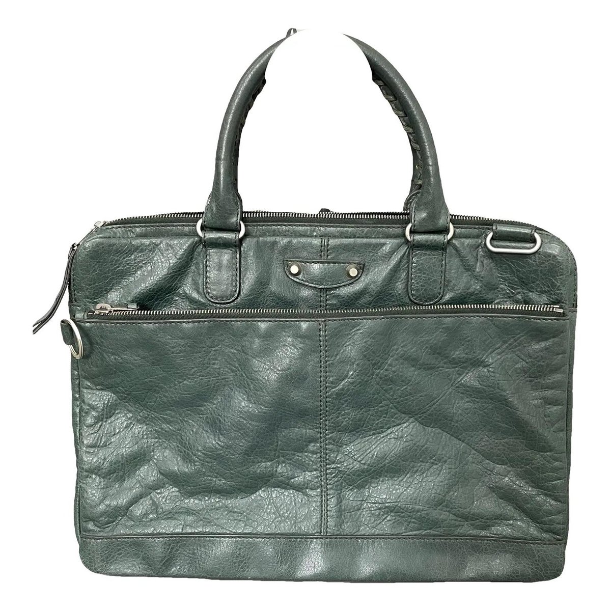Papier leather handbag