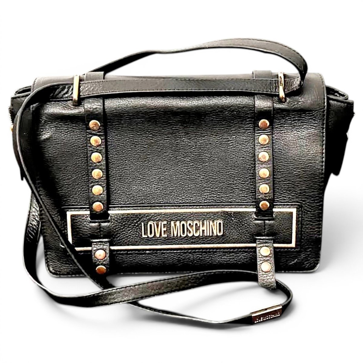 Patent leather handbag