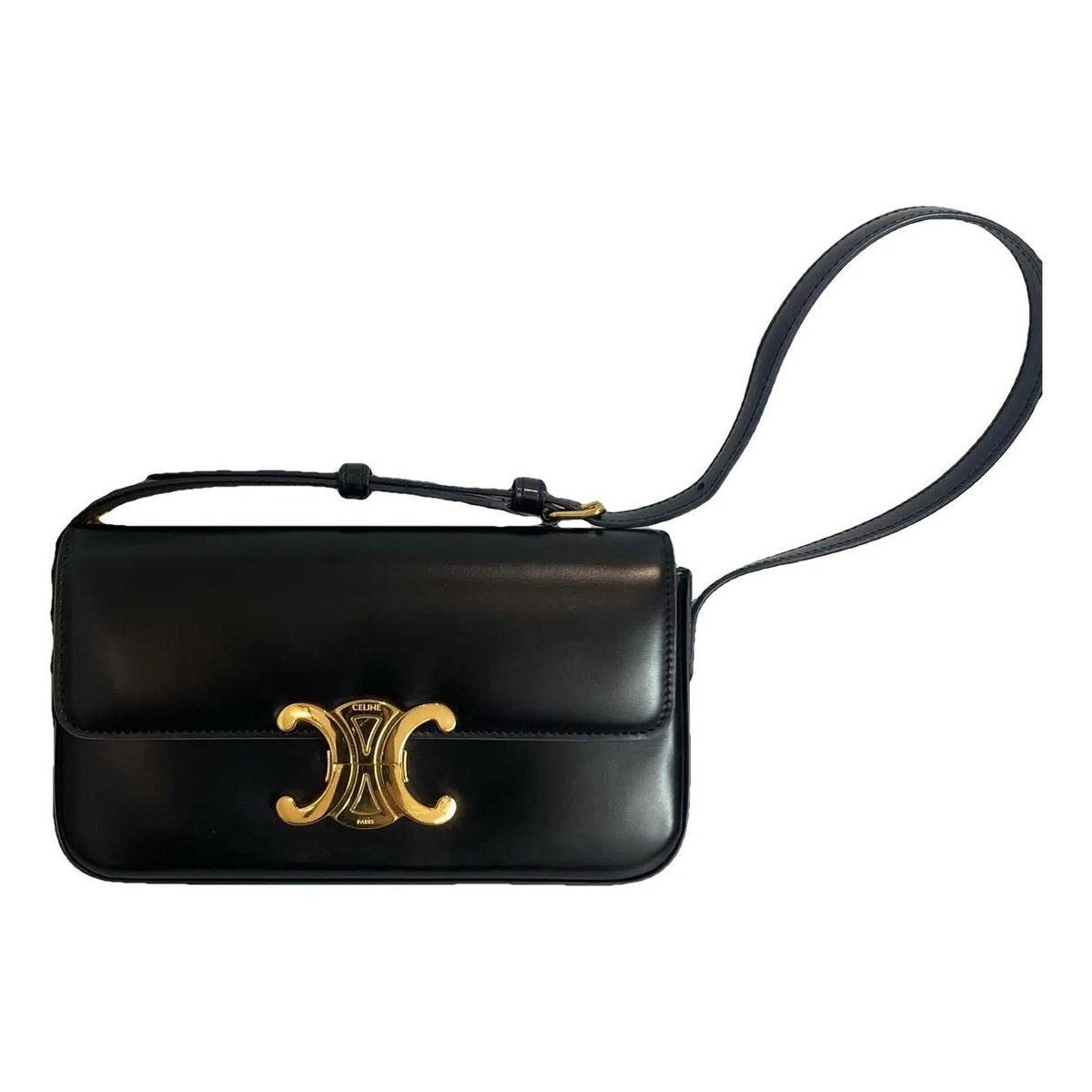 Triomphe leather crossbody bag