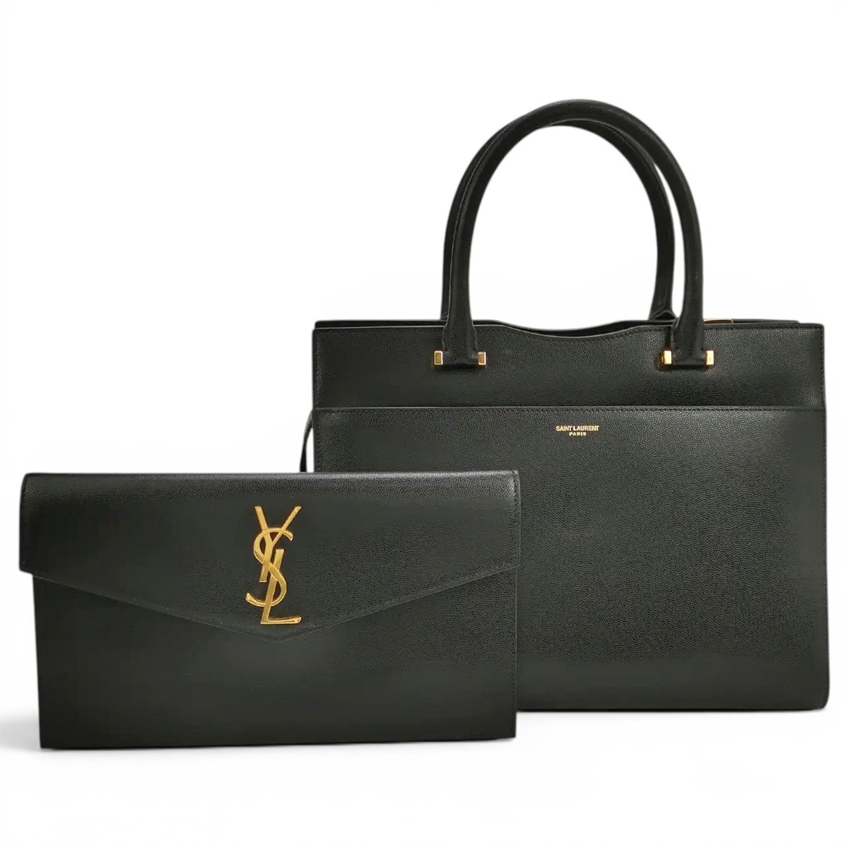Uptown leather tote