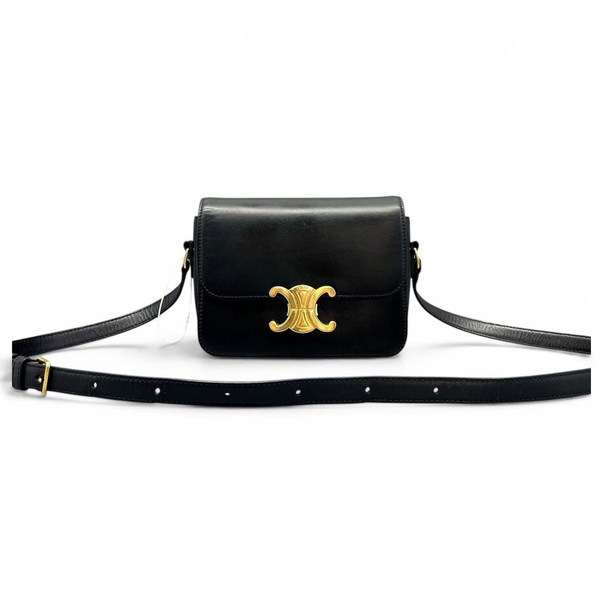 Triomphe leather handbag