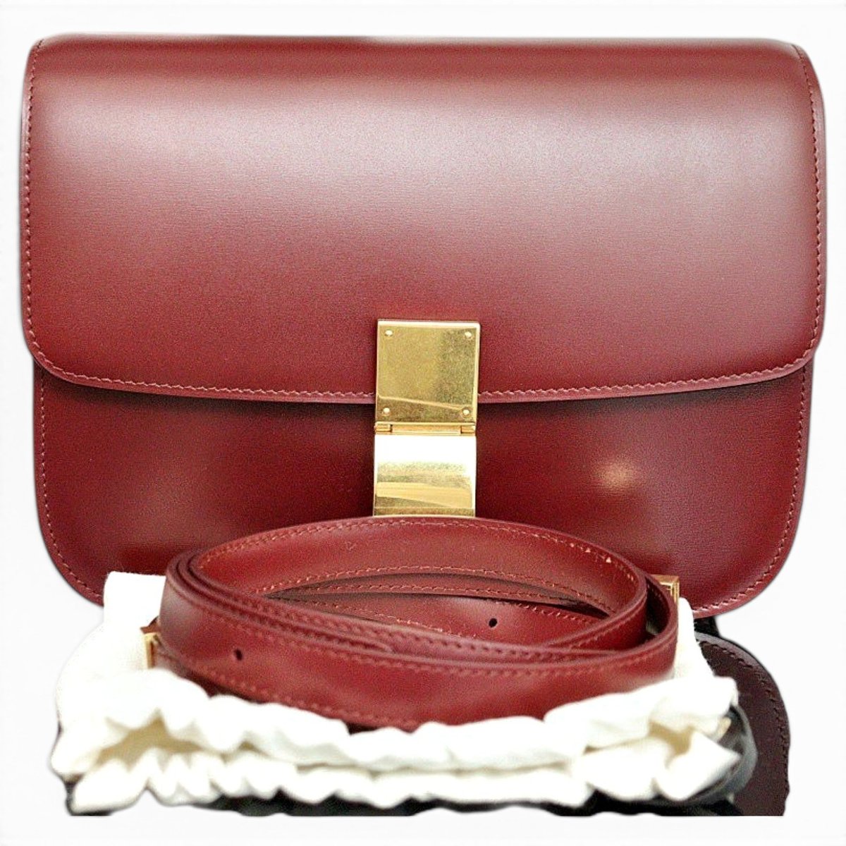 Classic leather handbag