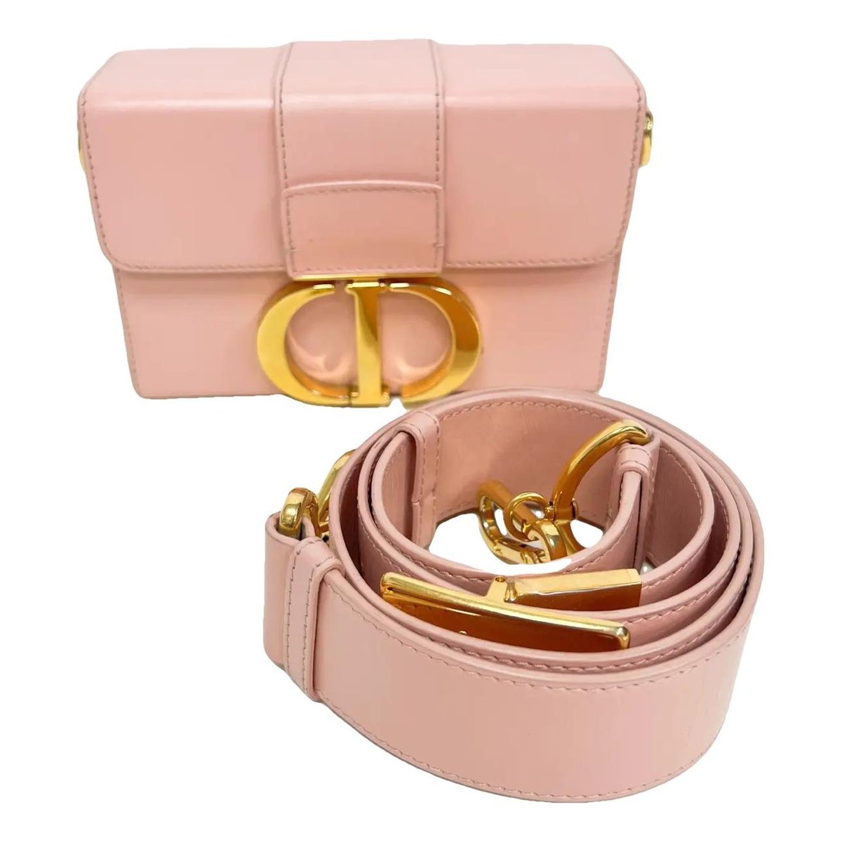 30 Montaigne Box leather handbag
