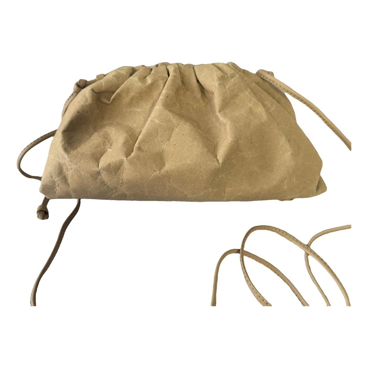 Pouch leather handbag