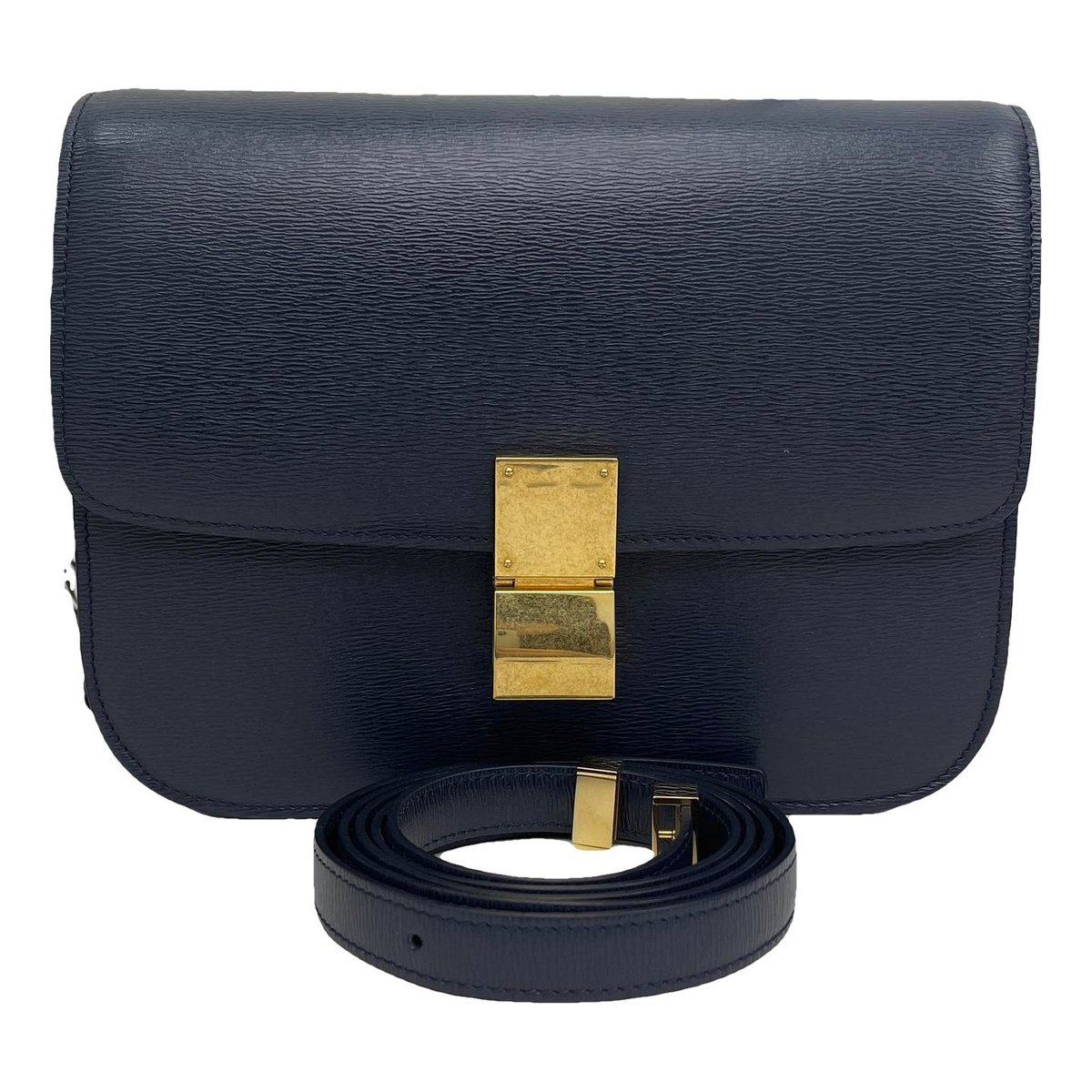 Classic leather crossbody bag