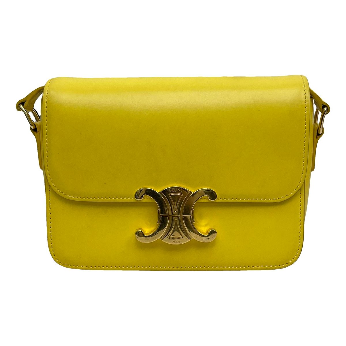 Triomphe leather handbag