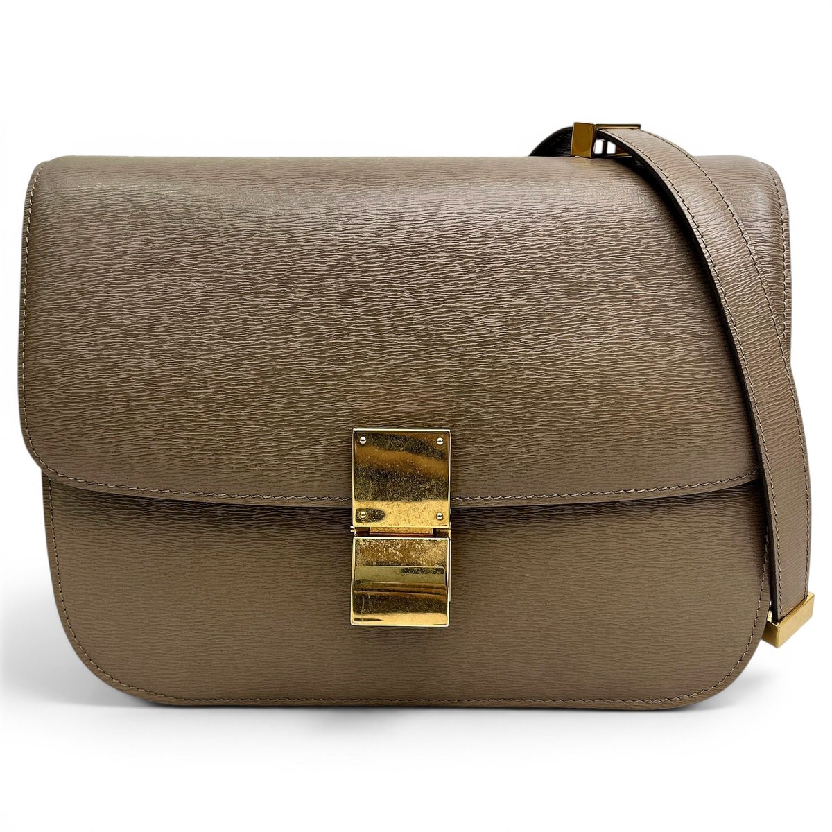 Classic leather crossbody bag