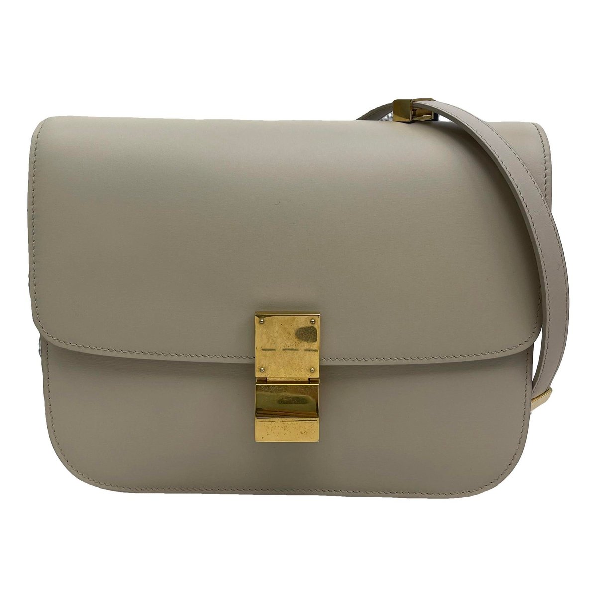 Classic leather crossbody bag