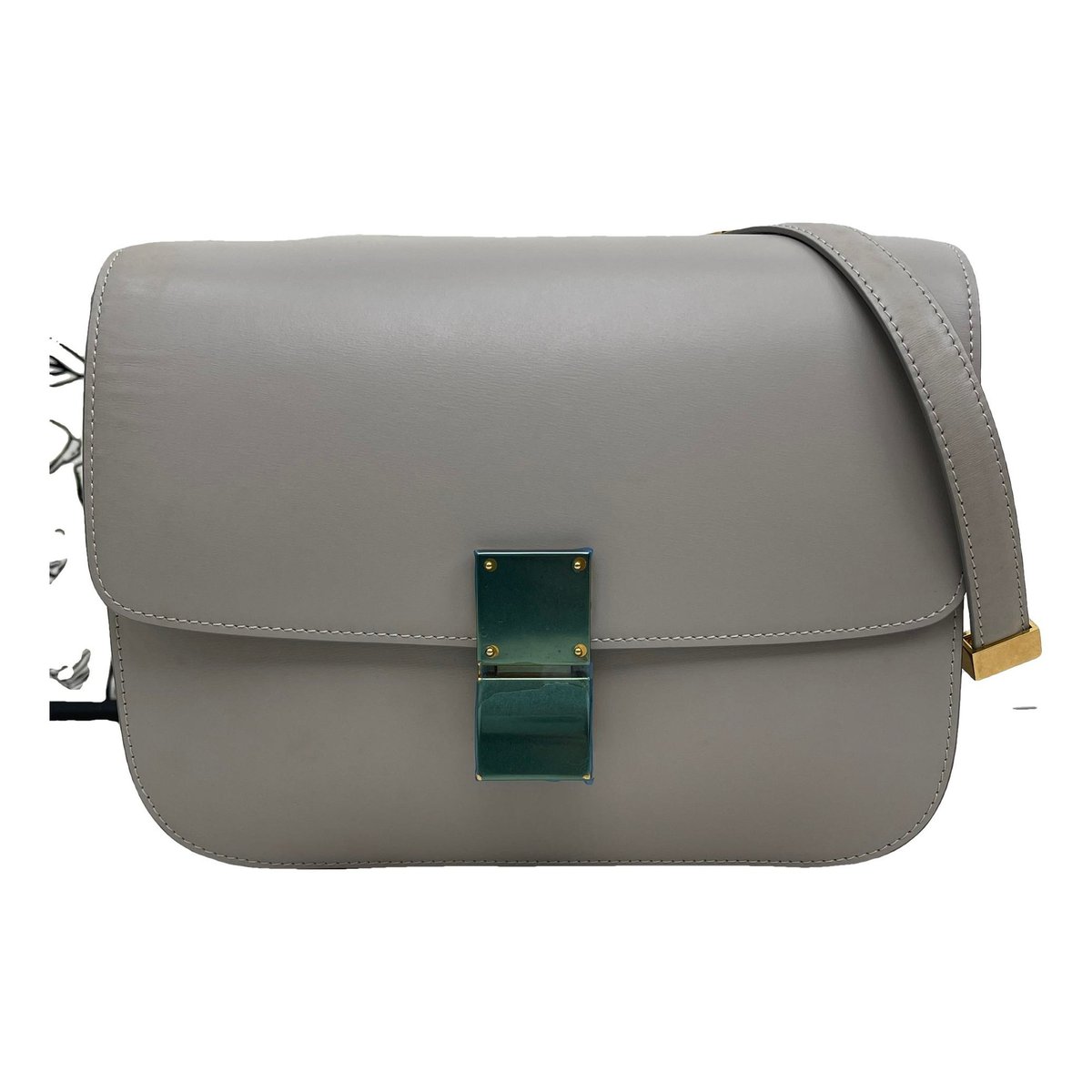 Classic leather crossbody bag