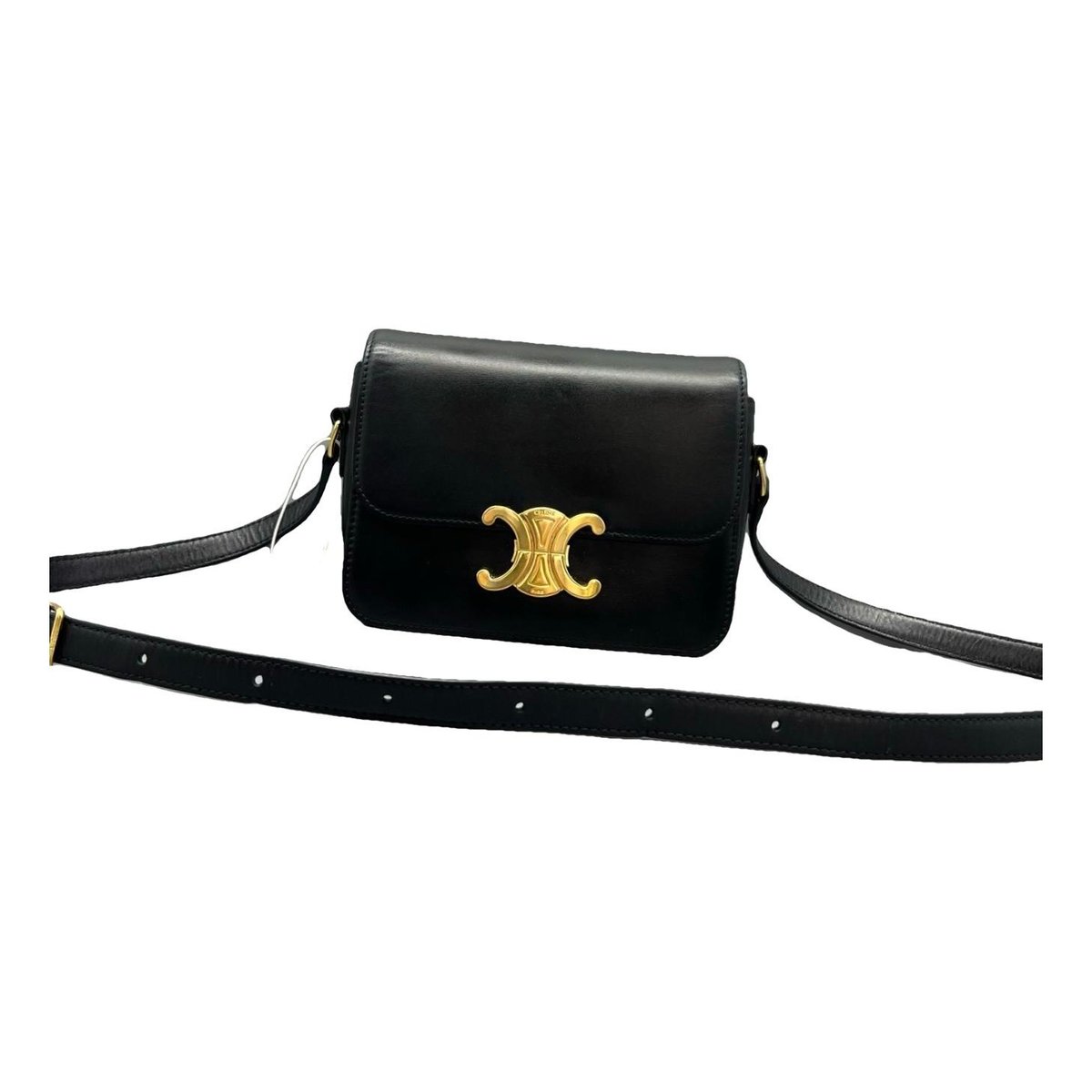 Triomphe leather handbag