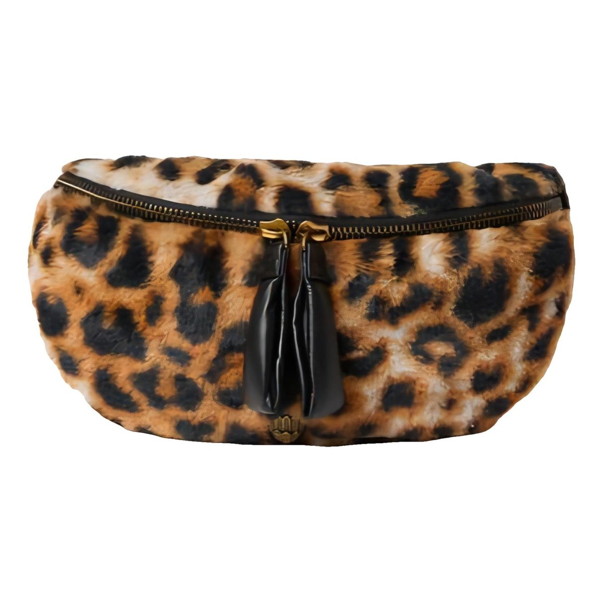 Faux fur crossbody bag