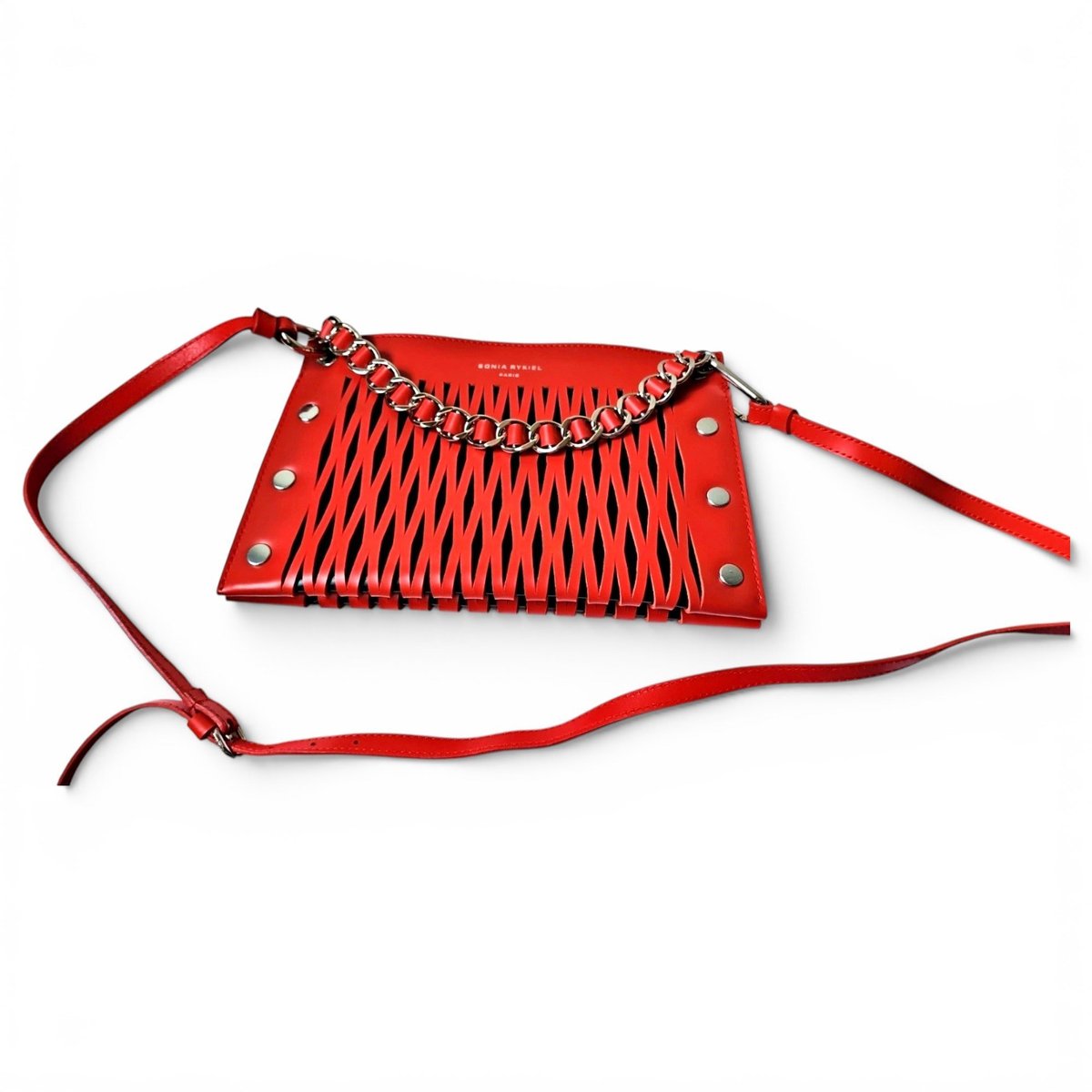 Leather crossbody bag