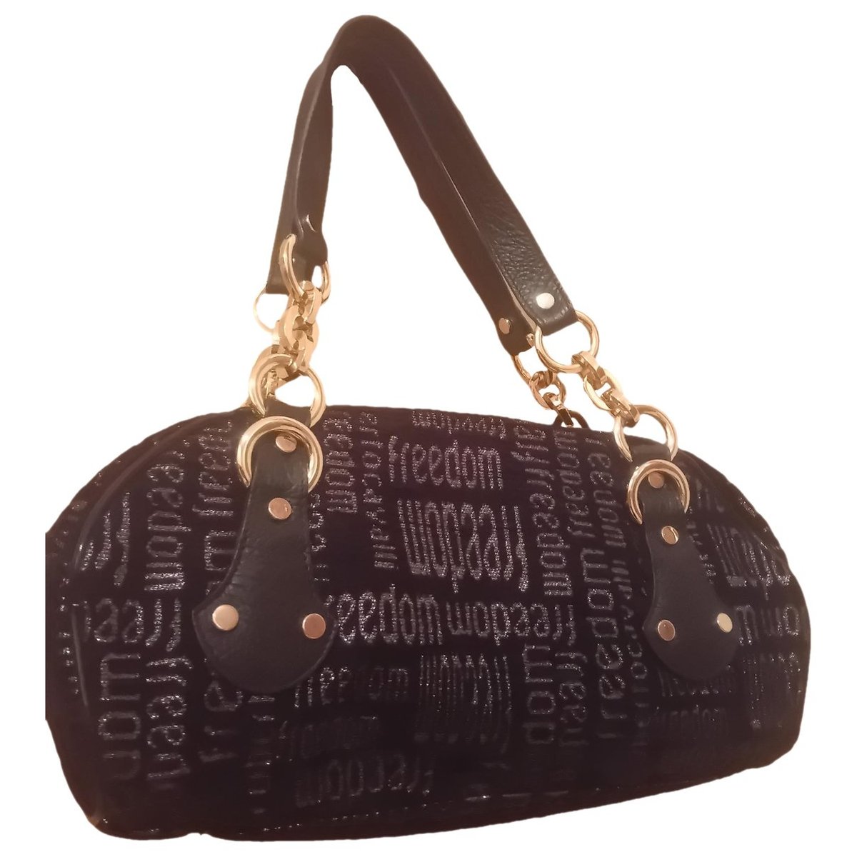 Velvet handbag