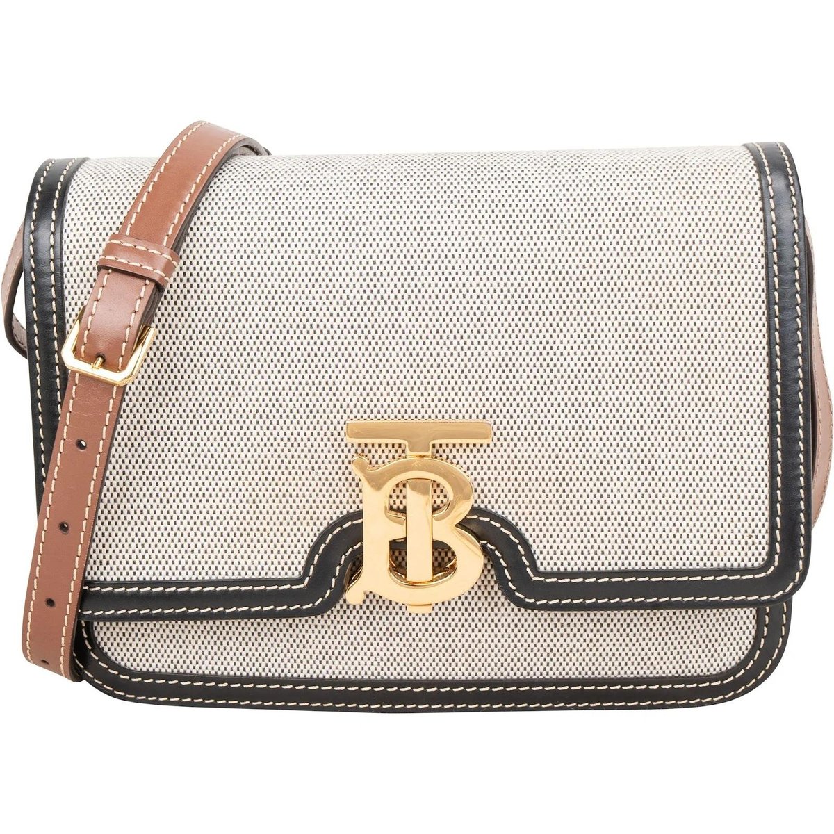 TB leather crossbody bag