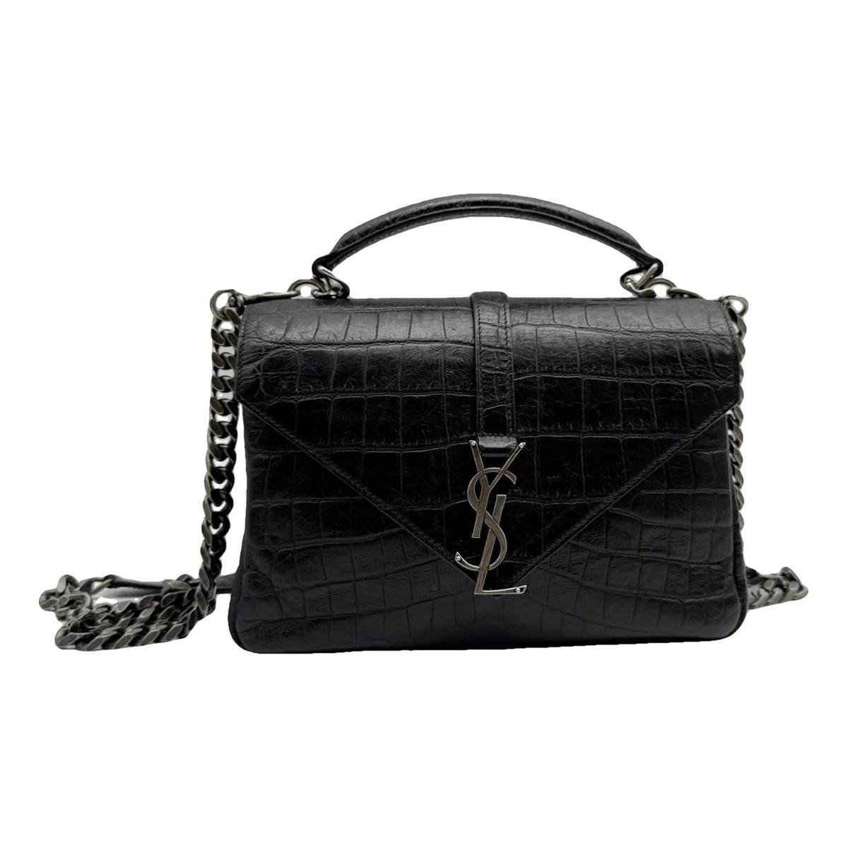 Collége monogramme leather handbag
