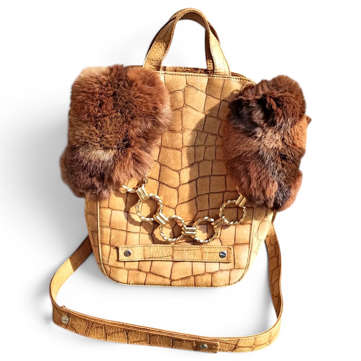 Leather crossbody bag