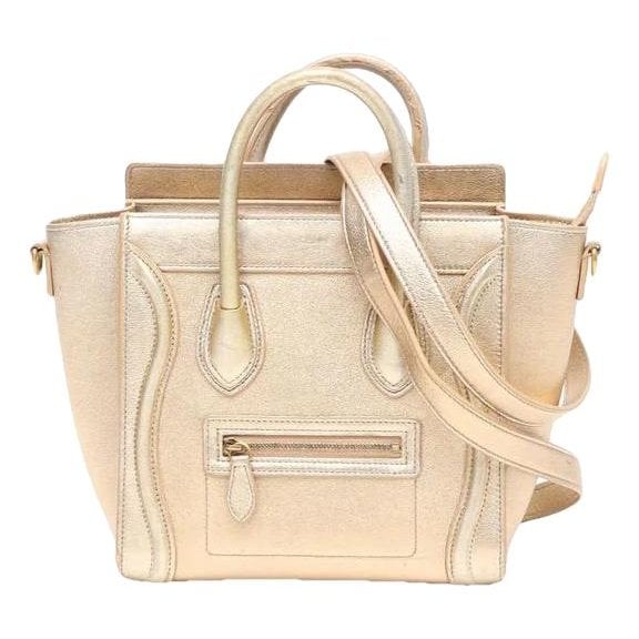 Nano Luggage leather handbag
