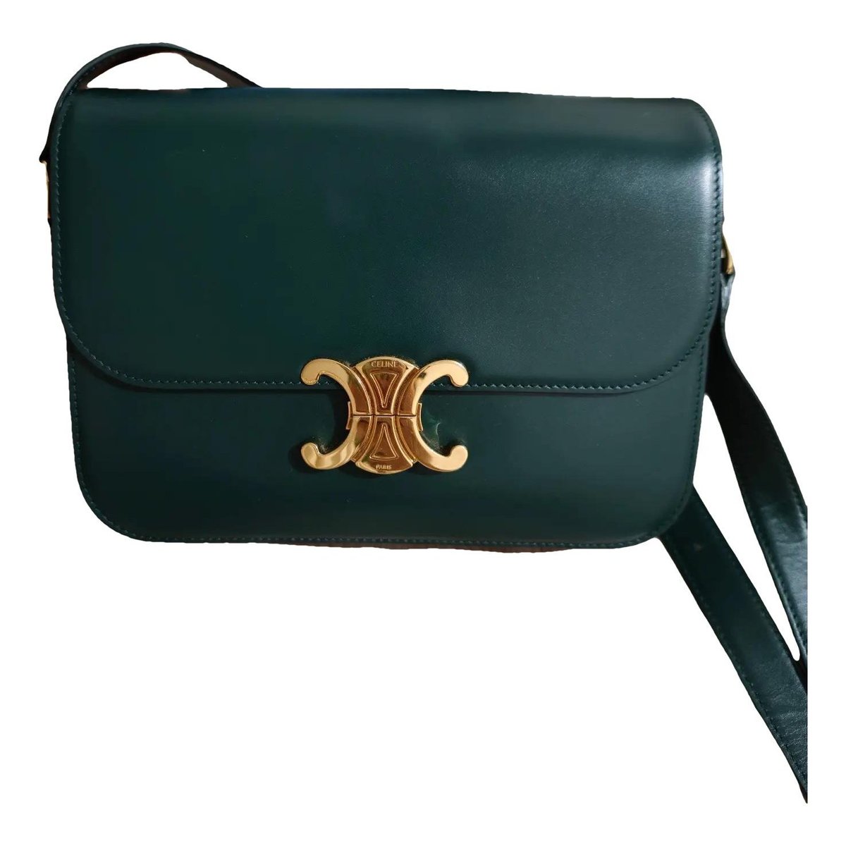 Triomphe leather handbag