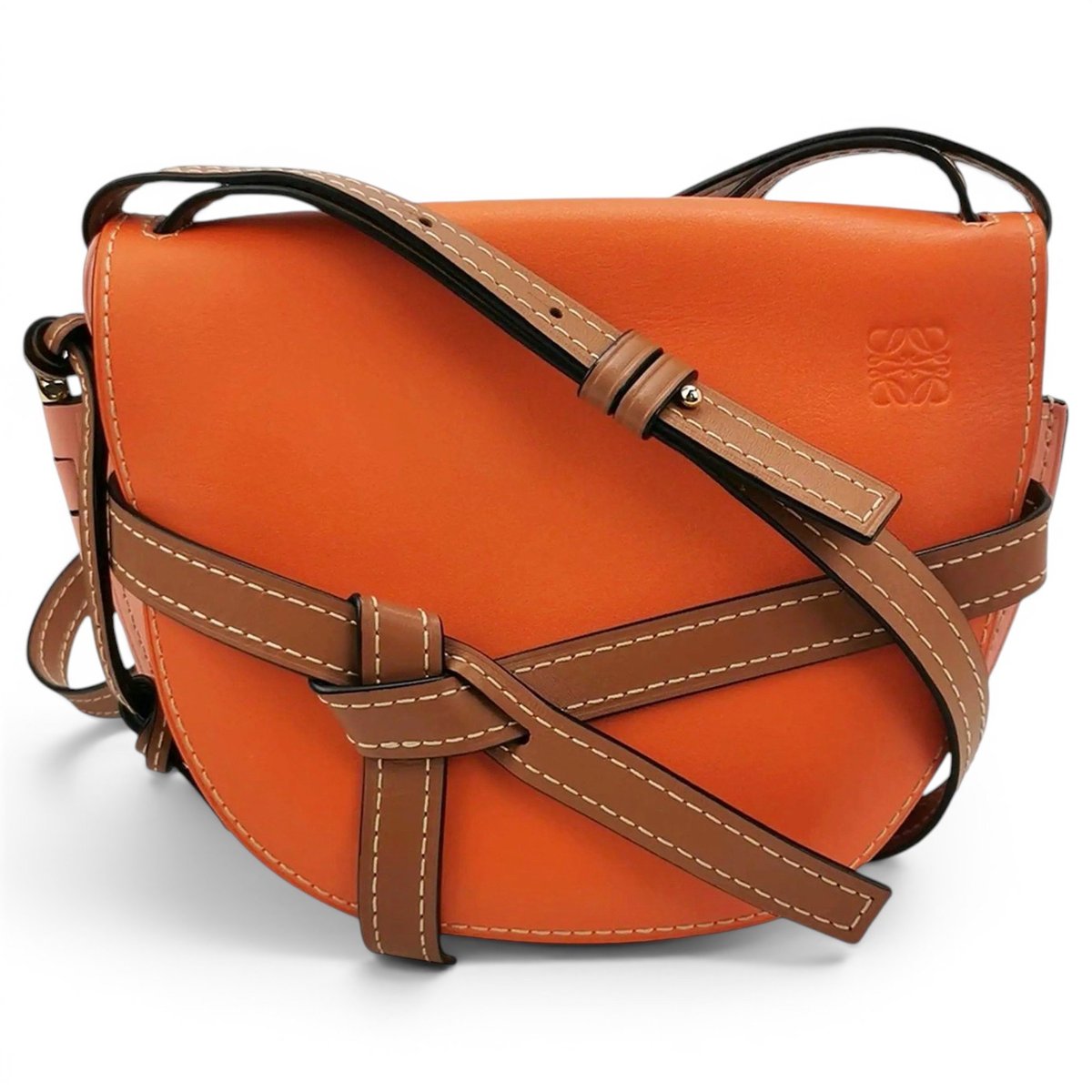 Gate leather crossbody bag
