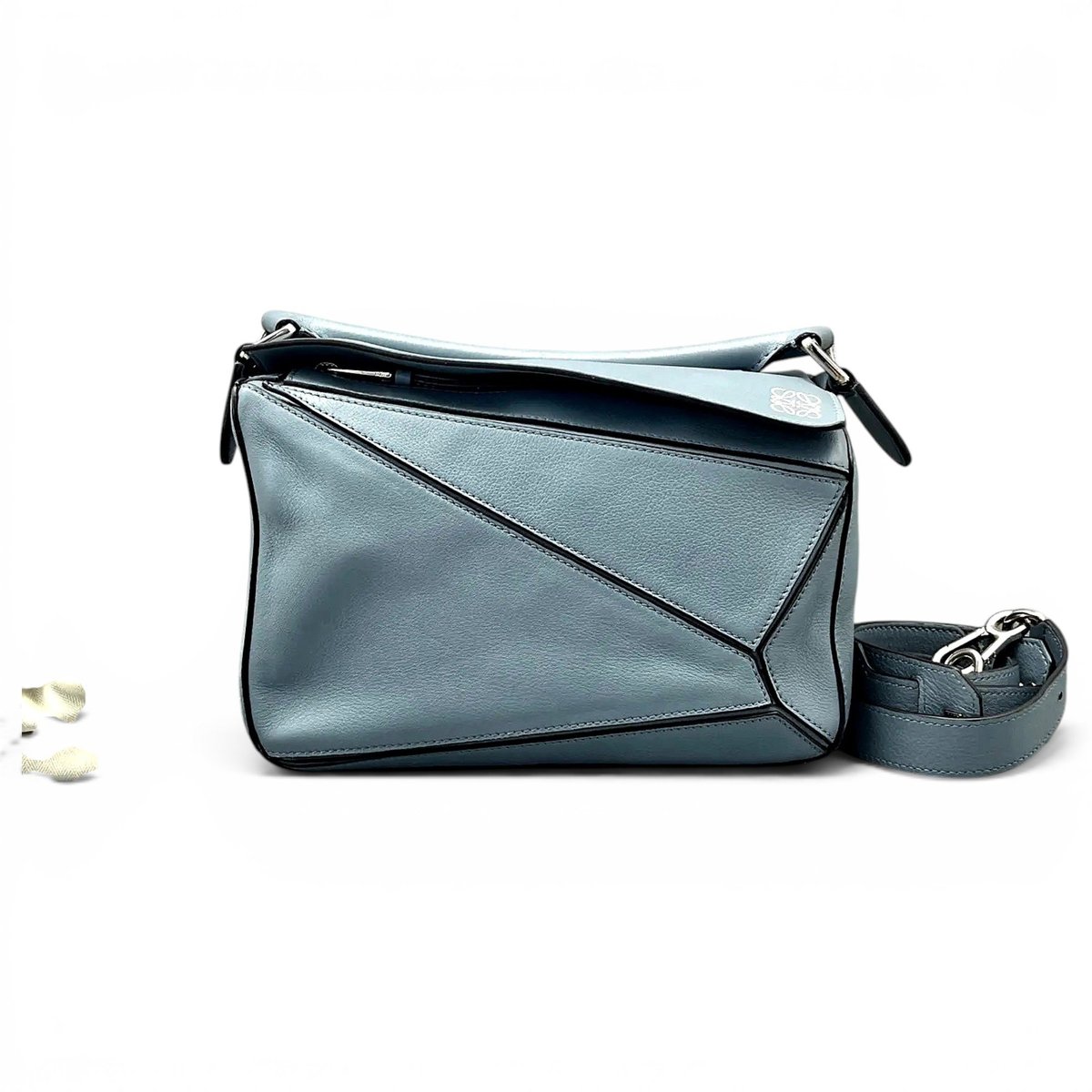 Puzzle leather crossbody bag