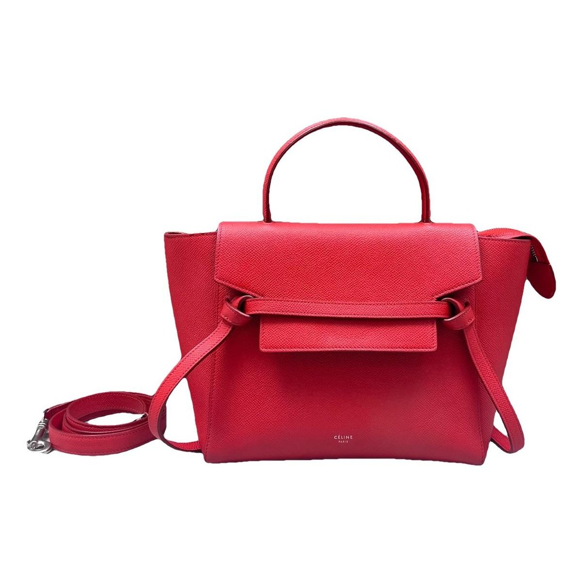 Belt leather handbag