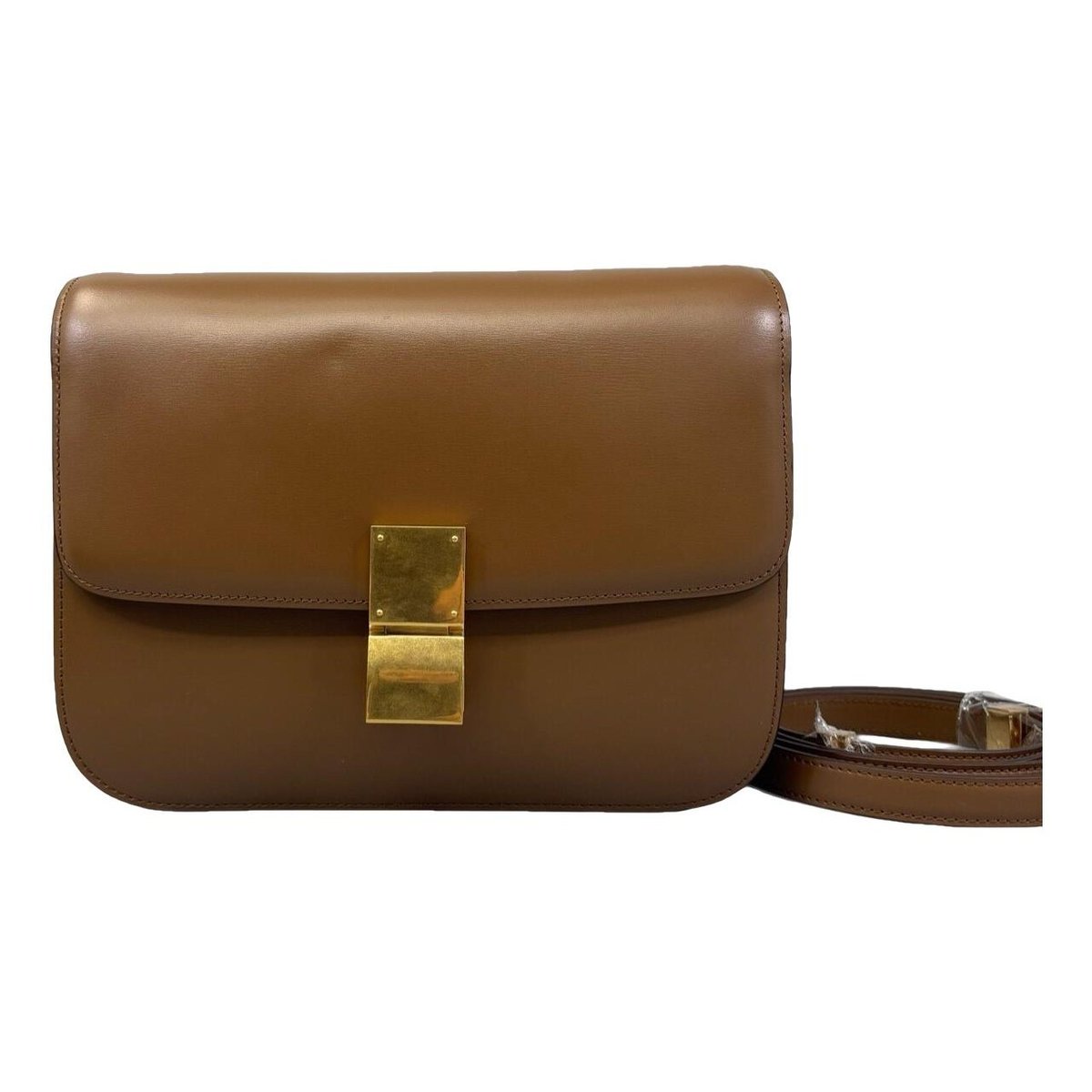 Classic leather crossbody bag