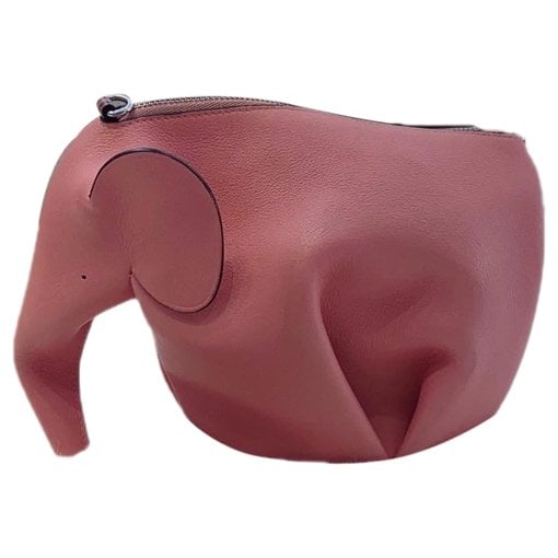 Animals leather handbag