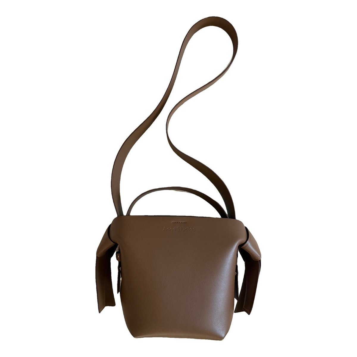 Musubi leather crossbody bag
