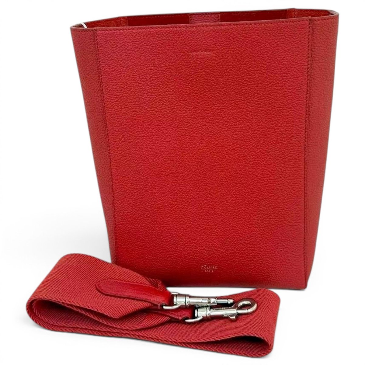 Seau Sangle leather tote