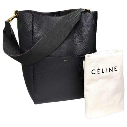 Seau Sangle leather handbag