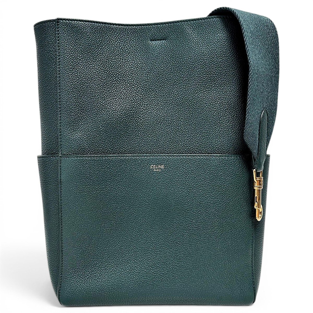 Seau Sangle leather handbag