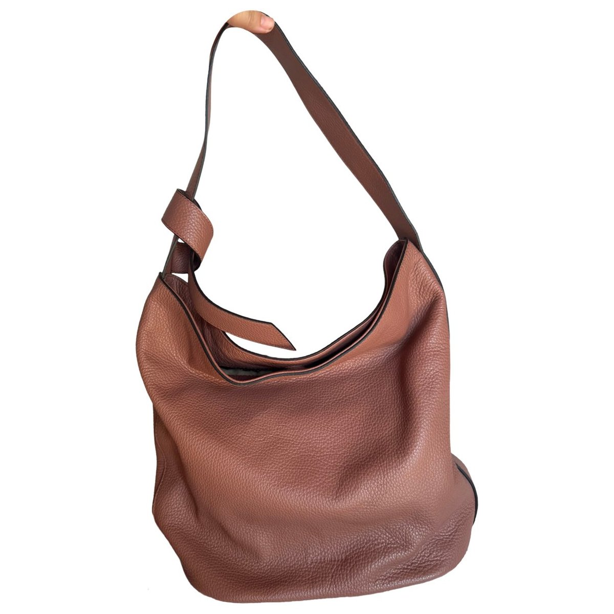 Leather handbag