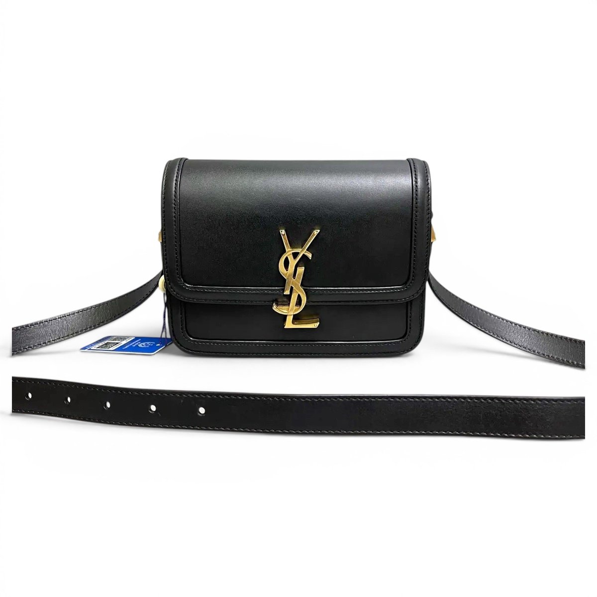 Solférino leather handbag