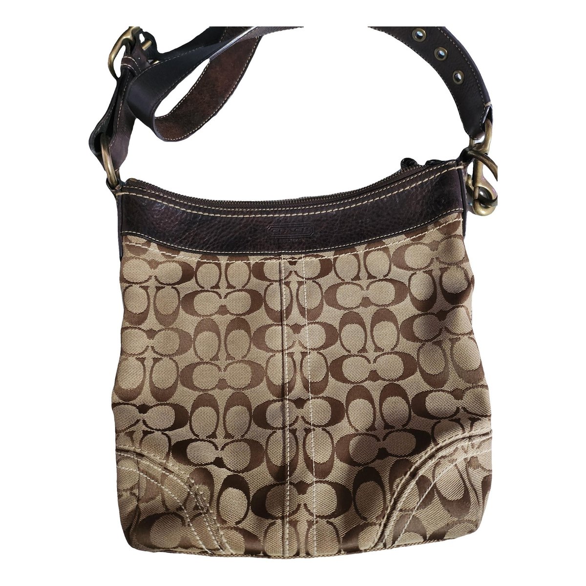 Leather crossbody bag