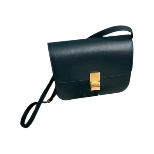 Classic leather crossbody bag
