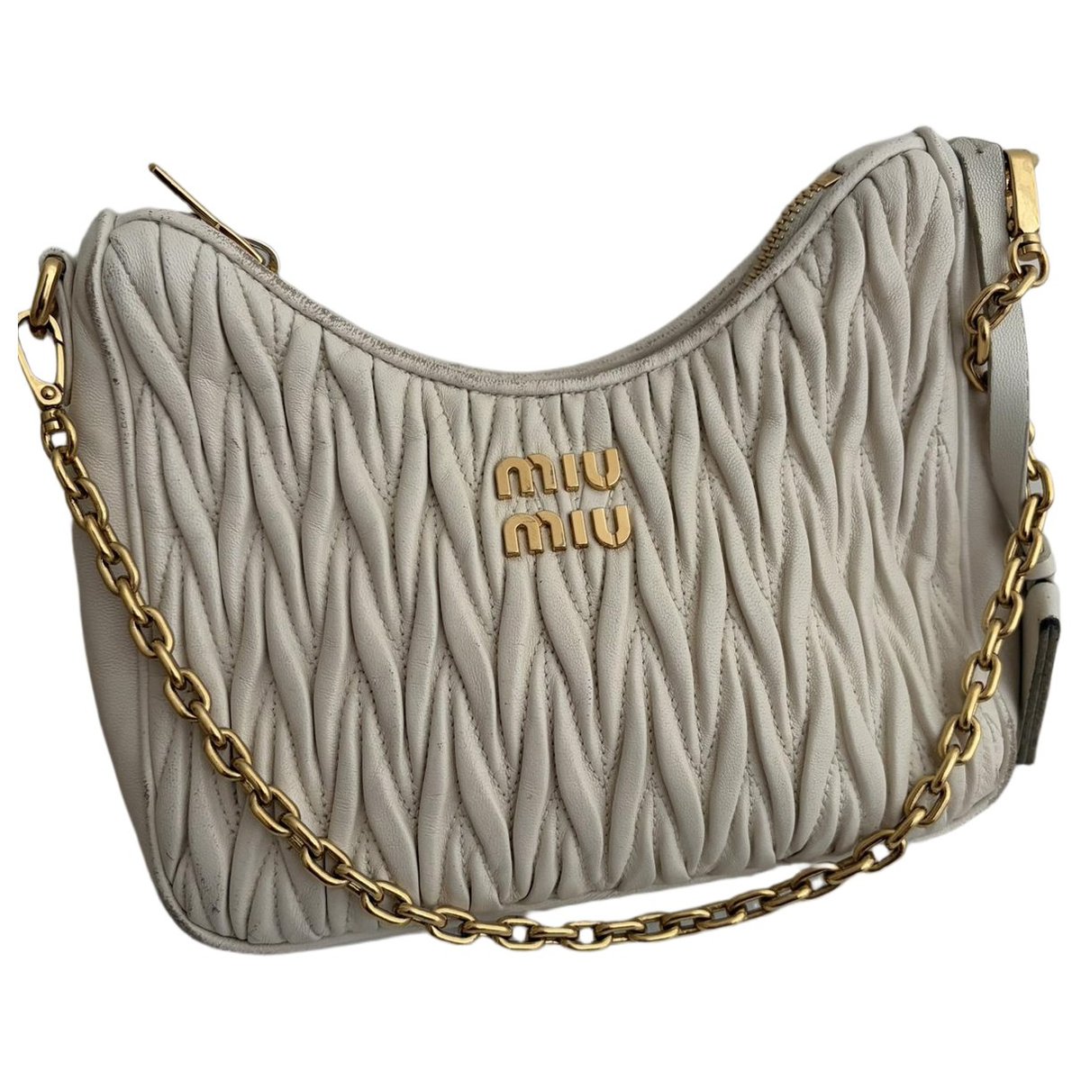 Miu Wander leather handbag