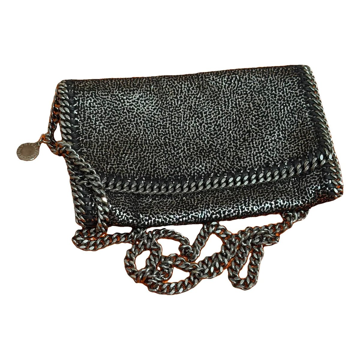 Falabella vegan leather clutch bag