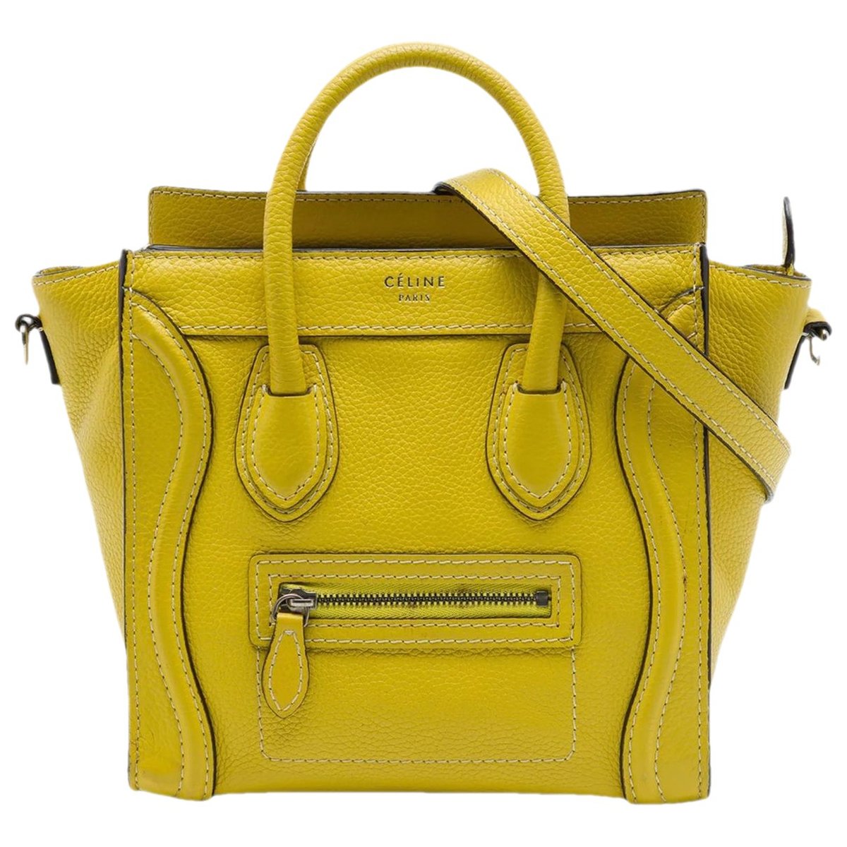 Luggage leather tote